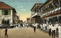 Plaza at Zamboanga Mindanao, Philippines Southeast Asia Postcard Postcard