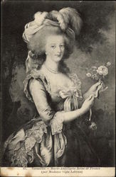 Marie-Antoinette Beine de France Postcard