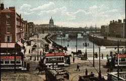 O'Connell Bridge and River Liffey Postcard