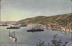 Baie de Villefranche France Postcard Postcard