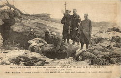 "Our Martyrs for Right and Freedom" by Joseph Aubert (1916) Postcard