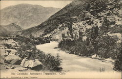 Rio Colorado - Trans-Andean Railway Company Postcard