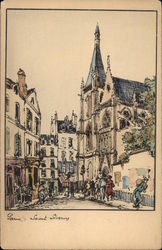 Saint Severin Paris, France Postcard Postcard