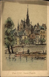 Saint-Chapelle Paris, France Postcard Postcard