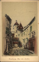 Rue des Jardins Postcard