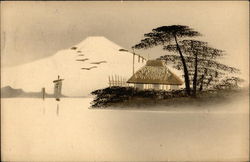 Japanese Scene Postcard Postcard