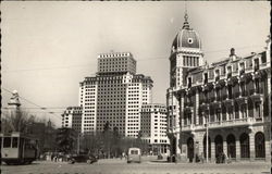 Modern Building in the Plaza de Espana Postcard