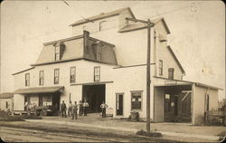 Grain Elevator Buildings Postcard Postcard