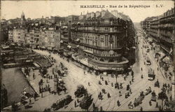 Rue de la Republique Postcard