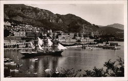 View of City and Harbor Postcard