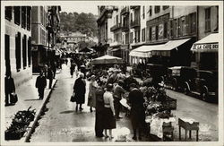 Flower Market Postcard