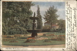 Fountain in the Royal Garden Postcard