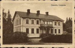 Folkskola Gusselby, Sweden Postcard Postcard