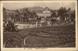 Jardin Albert I Postcard