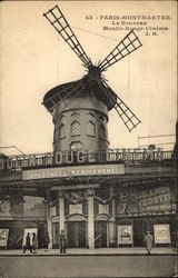 Le Nouveau Moulin-Rouge Cinema - Montmartre Postcard