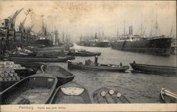 Partie aus dem Hafen Hamburg, Germany Postcard Postcard