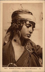 Scenes & Types. Une Beaute Mauresque Women Postcard Postcard