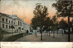 Harz - Bad Harzburg - Badehaus u. Kurplatz Germany Postcard Postcard