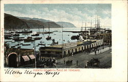 View of City Port, Tenerife Island Postcard