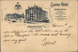 Savoy Hotel Postcard