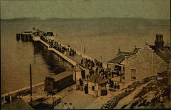 Mumbles Pier Swansea, Wales Postcard Postcard