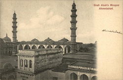 Shah Alum's Mosque Ahmedabad, India Postcard Postcard