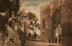 Cerro Santa Lucia Postcard