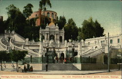 Cerro Santa Lucia - Nueva Subida Postcard