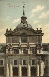 King's Courtyard, El Escorial Monastery Postcard