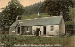 The Black Dwarf's Cottage, Manor Water Peebles, Scotland Postcard Postcard