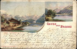 Greetings from Brienz Switzerland Postcard Postcard