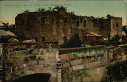 Casa de Colon Ruins Santo Domingo, Dominican Republic Caribbean Islands Postcard Postcard