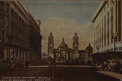 20th of November Avenue Mexico City, Mexico Postcard Postcard