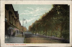 The Parade Sutton Coldfield, England Postcard Postcard