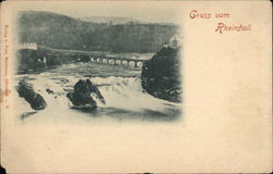 Gruss vom Rheinfall Postcard