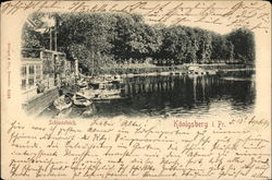 Schlossteich, Königsberg i. Pr Kaliningrad, Russia Postcard Postcard