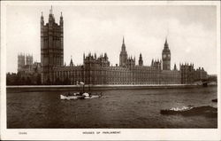 Houses of Parliament London, England Postcard Postcard