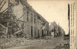 Long Street After the Bombardment Postcard