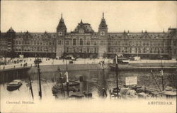 Centraal Station Amsterdam, Netherlands Benelux Countries Postcard Postcard