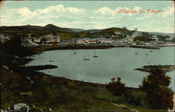 View Across the Bay Towards the Village, Co. Donegal Postcard