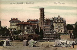 Cristal Hotel Dinard, France Postcard Postcard