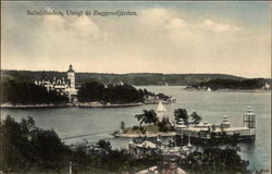 Utsigt at Baggensfjarden Saltsjobaden, Sweden Postcard Postcard