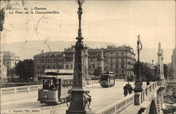 La Pont de la Coulouvreniere Geneva, Switzerland Postcard Postcard