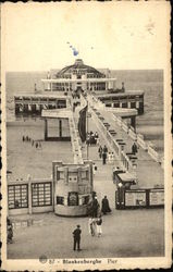 Blankenberghe Pier Postcard