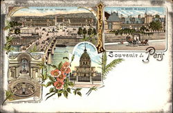 Souvenir de Paris Postcard