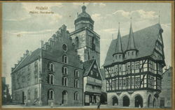 Markt - Nordseite Alsfeld, Germany Postcard Postcard