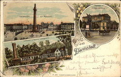 Greetings from Darmstadt Postcard