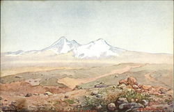 Mountain - Probably Turkey or Armenia Postcard