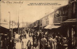 Foire de la brocante (Allée Principale) Rue Biron à St-Ouen, le Samedi, Dimanche et Lundi Saint-Ouen, France Postcard Postcard