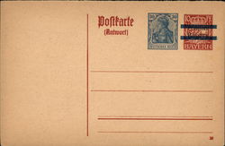 German Postal Card Postcard